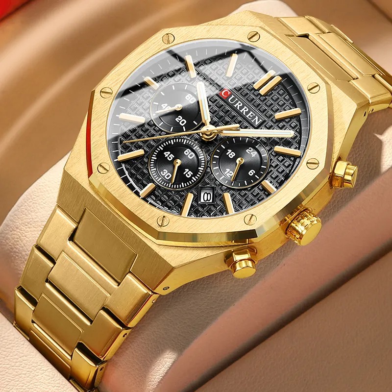 فروش ساعت مچی مردانه کارن مدل 8440 طلایی-مشکی