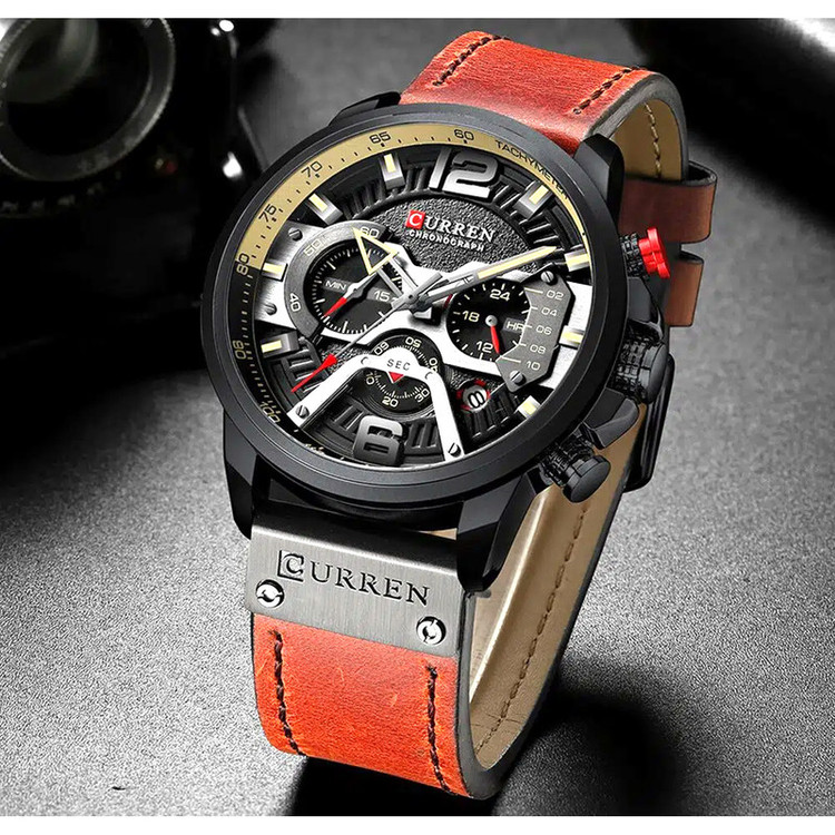 فروش ساعت مچی مردانه کارن (کورن واتچ Curren) مدل 8329 عسلی