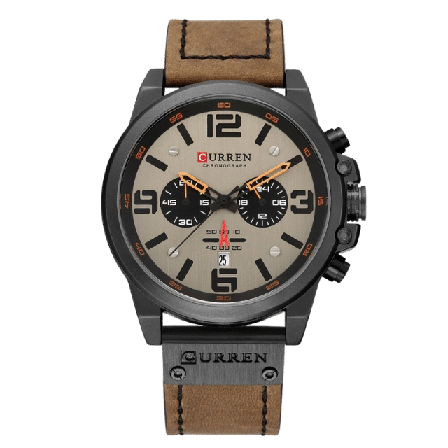 خرید ساعت مچی مردانه کارن (کورن واتچ Curren) مدل 8314 نسکافه ای