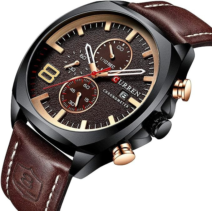 خرید ساعت مچی مردانه کارن 8324 زرشکی (کورن 8324 CURREN)