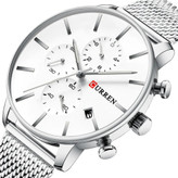 خرید ساعت مچی مردانه کارن 8339 نقره ای (کورن 8339 CURREN)