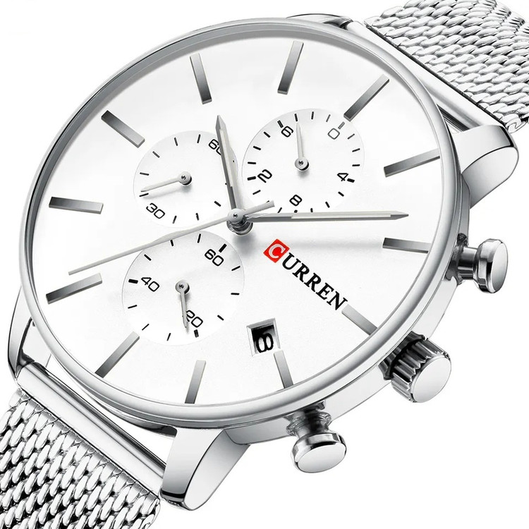 خرید ساعت مچی مردانه کارن 8339 نقره ای (کورن 8339 CURREN)