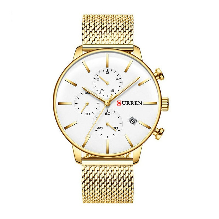 ساعت مچی مردانه کارن 8339 طلایی (کورن 8339 CURREN)