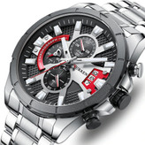 خرید ساعت مچی مردانه کارن 8401 نقره ای