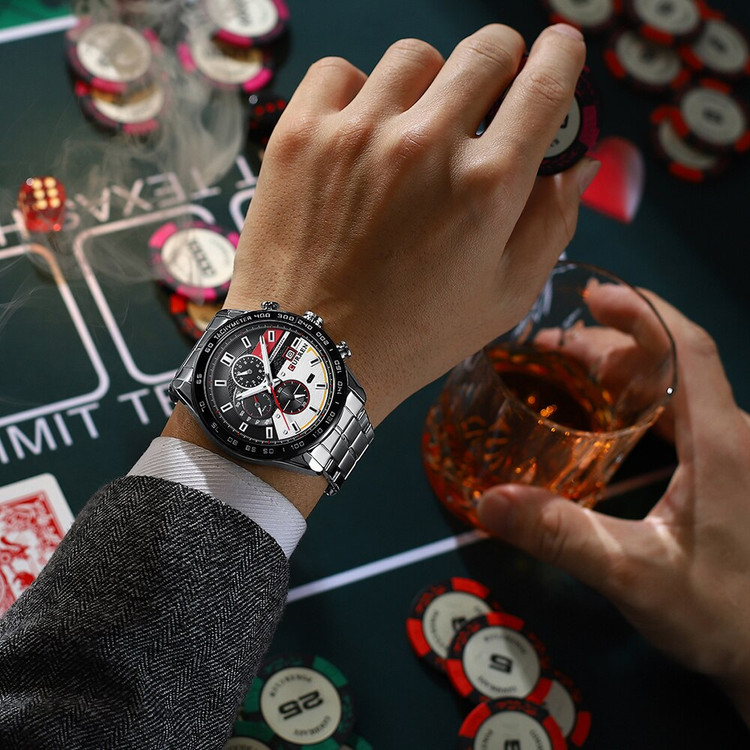 لیست قیمت ساعت مچی مردانه کارن 8410 نقره ای