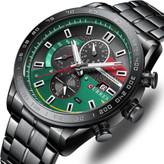 خرید ساعت مچی مردانه کارن 8410 مشکی-سبز (کورن 8410 CURREN)