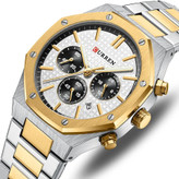 خرید ساعت مچی مردانه کارن 8440 نقره ای-طلایی-سفید