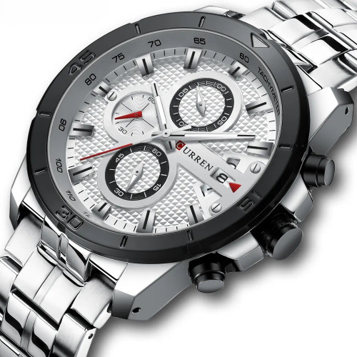 ساعت مردانه نقره ای