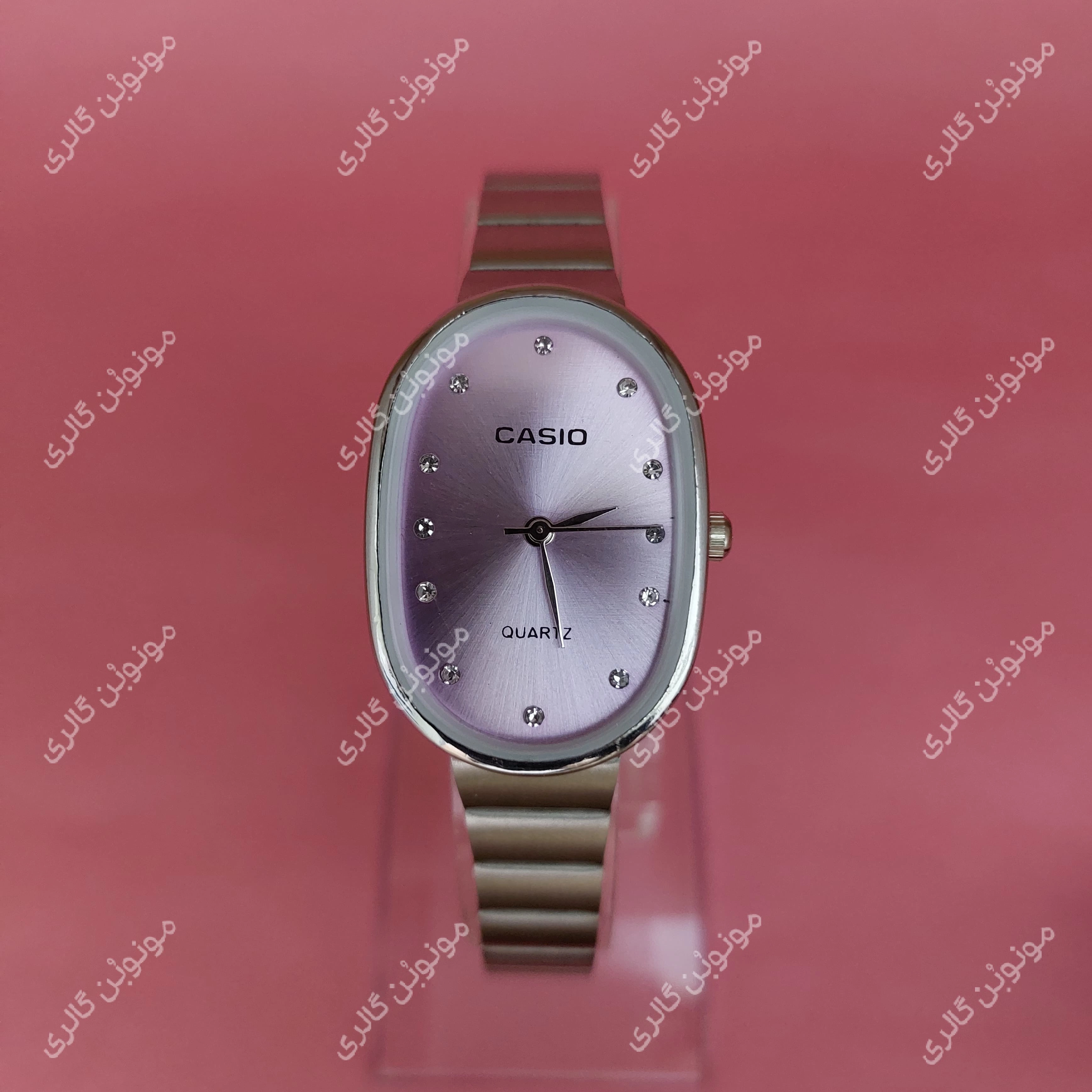 ساعت مچی زنانه کاسیو CASIO صفحه بیضی 111 یاسی