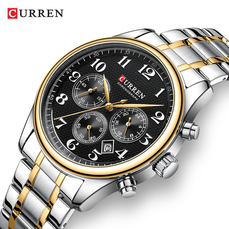 ساعت سه موتوره مردانه فول تایم کارن کورن