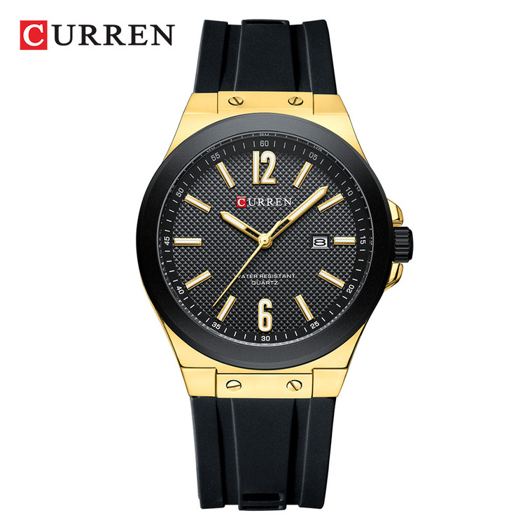ساعت مردانه بند سیلیکونی کورن curren