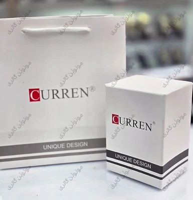 ساعت سه موتوره اورجینال مردانه کارن 8362 مشکی-رزگلد (کورن CURREN)