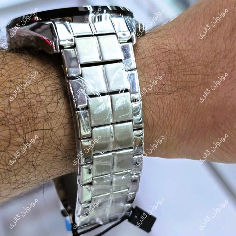 ساعت مچی مردانه کارن 8399 نقره ای-نقره ای CURREN سه موتور فعال