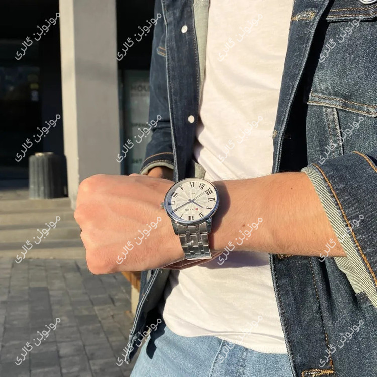 ساعت مچی مردانه کارن 8422 نقره ای-سفید CURREN
