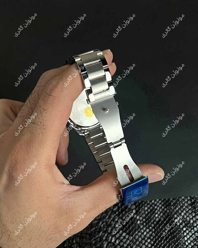 ساعت سه موتوره مردانه کارن 8391 نقره ای (کورن CURREN) قفل و بند استیل | اورجینال