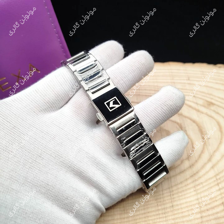 ساعت سه موتوره اورجینال مردانه کارن 8459 نقره ای-مشکی (کورن CURREN) قفل و بند استیل